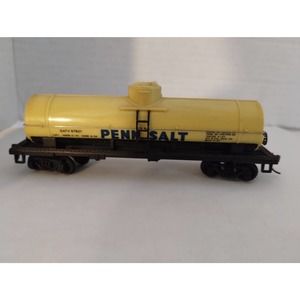 HO Scale BACHMANN Yellow Single Dome Tank Car Penn Salt GATX 67927